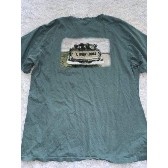 Local Boy Outfitters Men’s Sz. L Green “ Livin’ Local’ Tee. Nt Desc*** - Picture 5 of 9